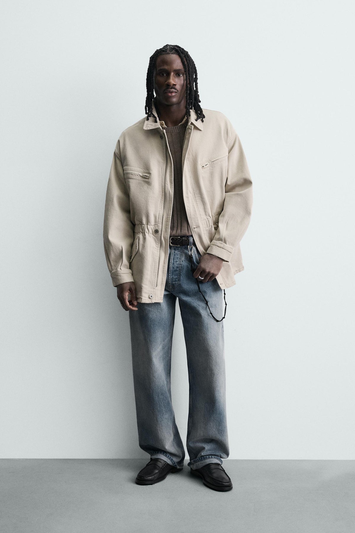 Pocketed Denim Jacket