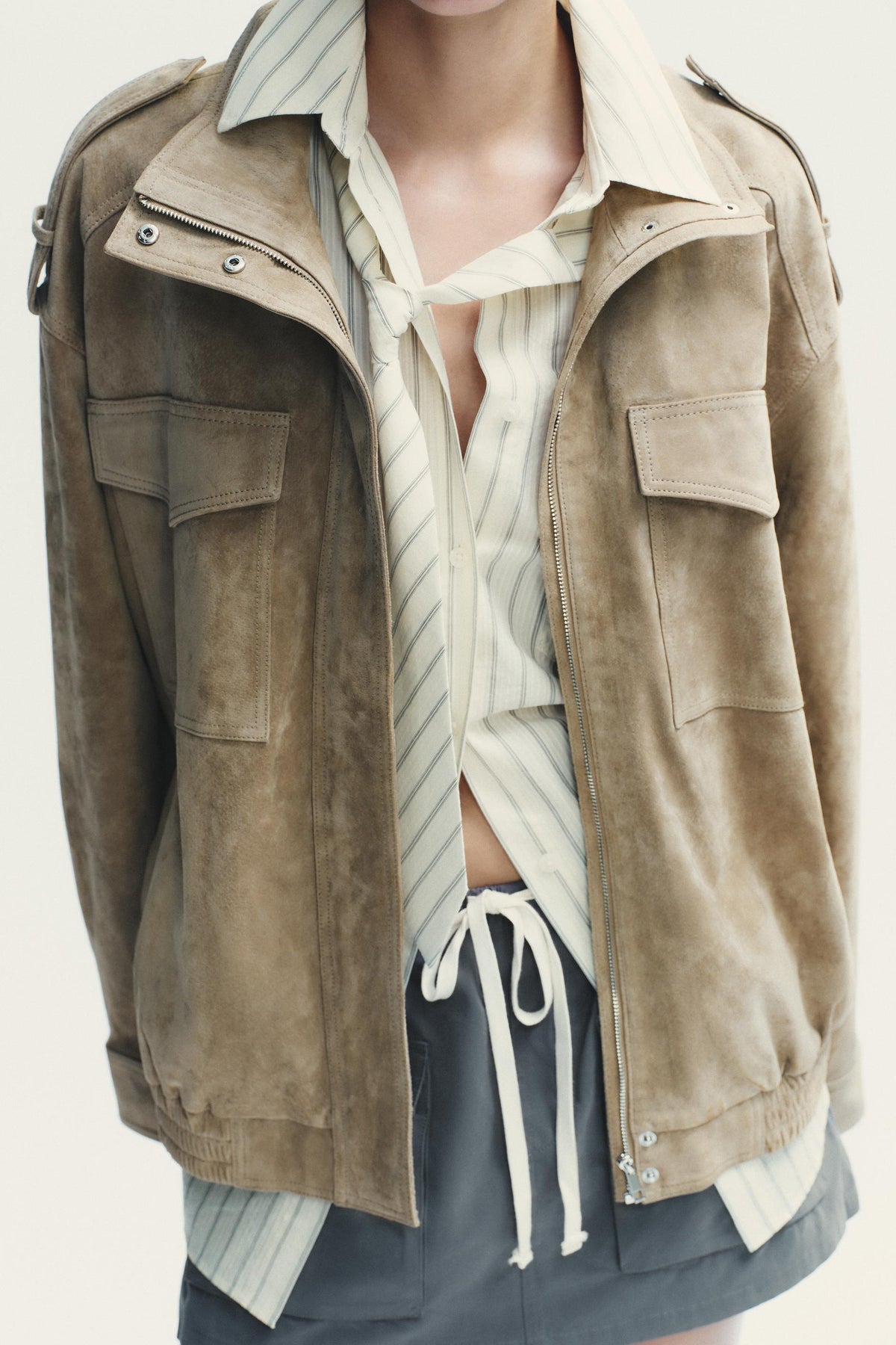 SUEDE LEATHER JACKET