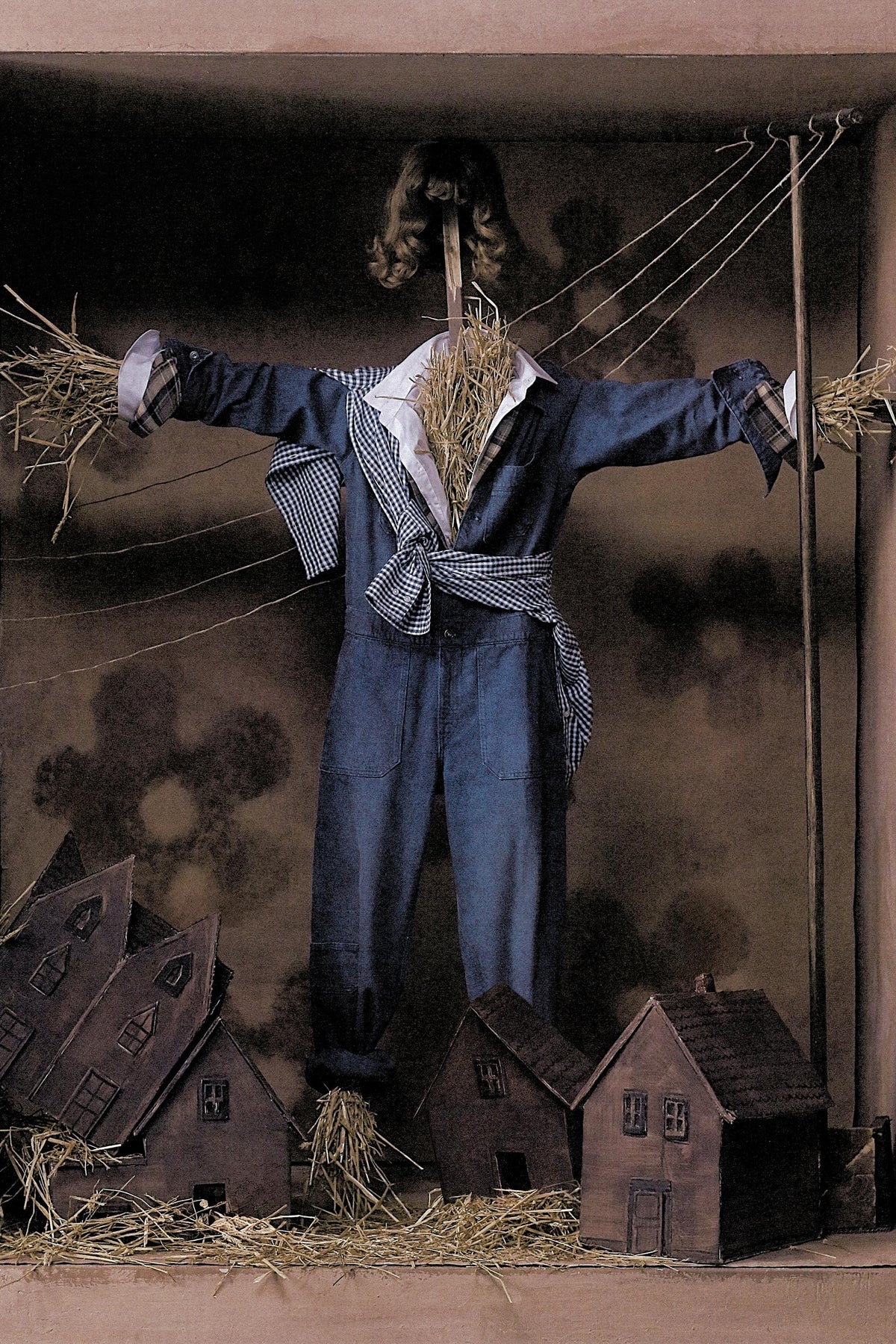 WASHED DENIM JUMPSUIT