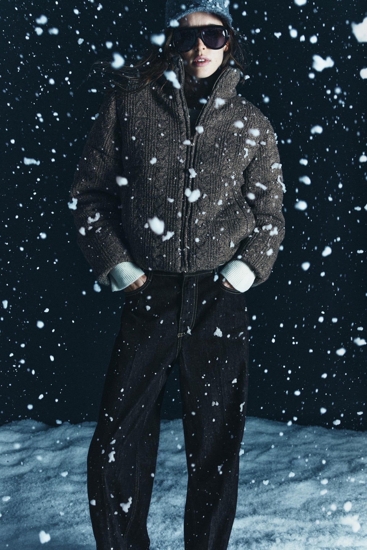 Quilted Bomber Anorak - Image 1