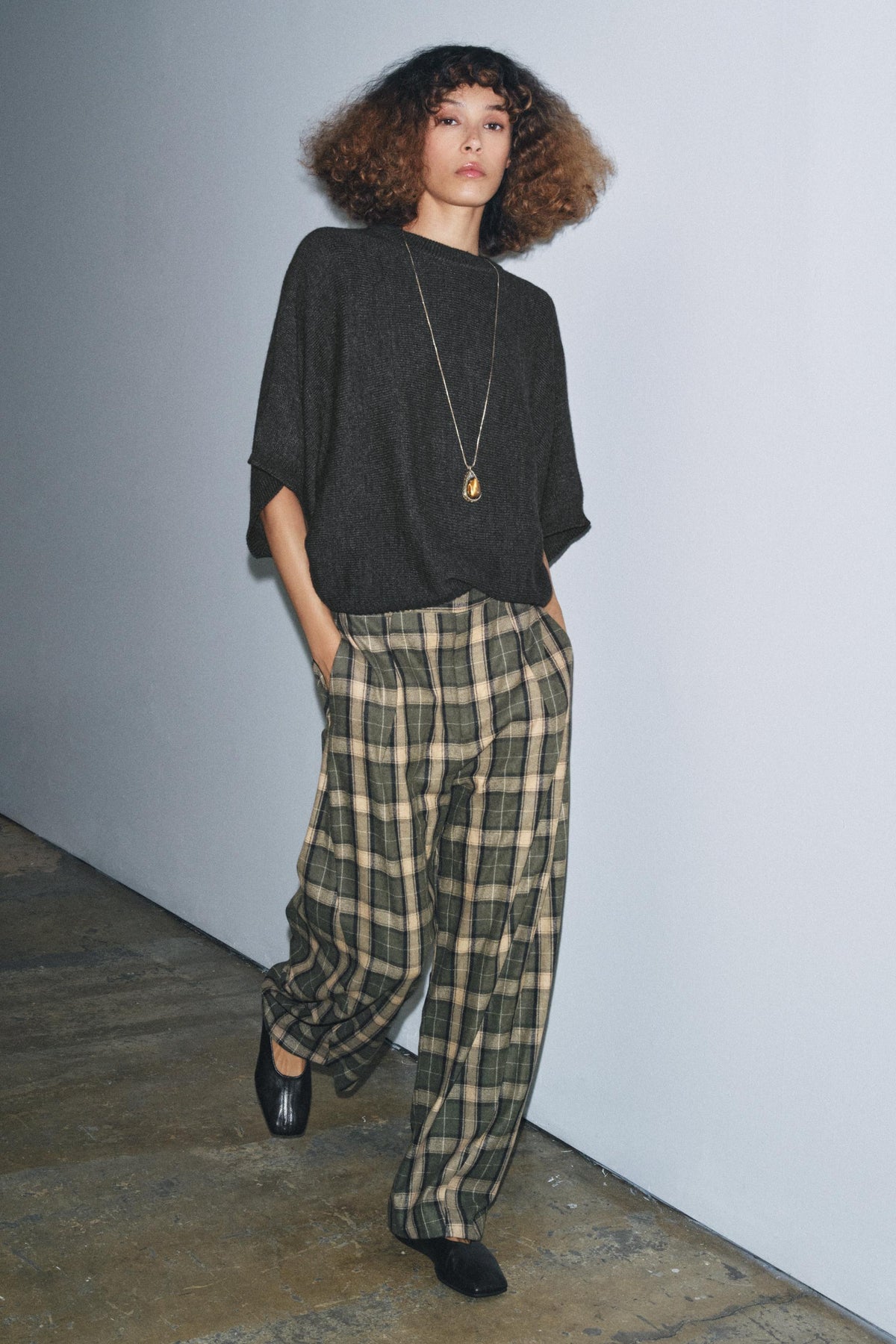 WIDE SLEEVE KNIT JUMPER - Image 1