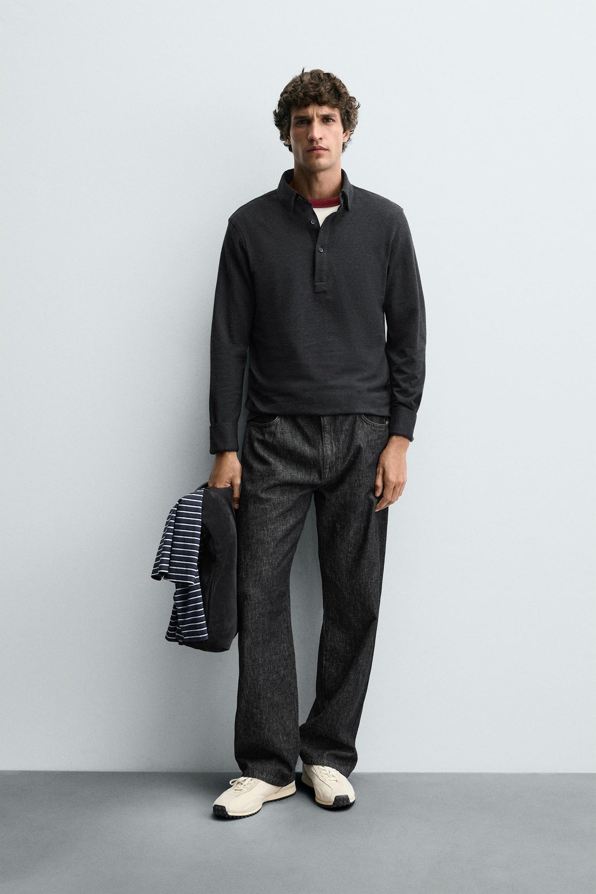 SOFT COTTON POLO SHIRT - Image 1