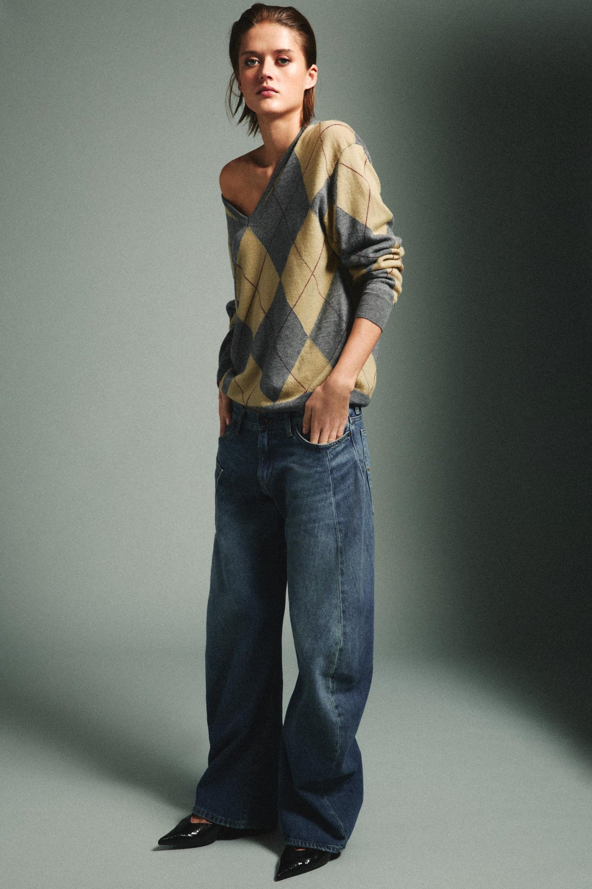 Diamond Wool Sweater