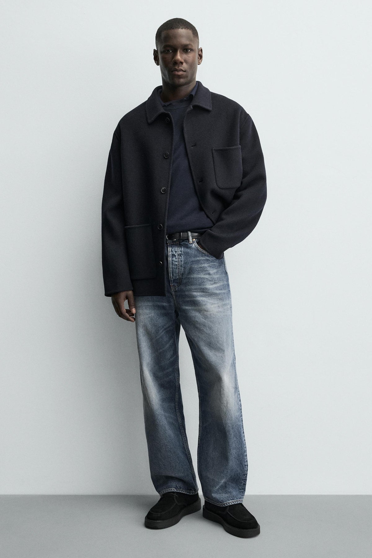 Lace-Up Leather Boots