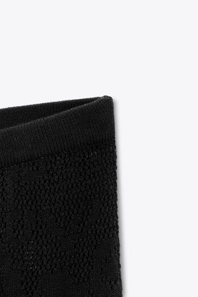 FLORAL STRUCTURE KNIT TROUSERS - Image 8