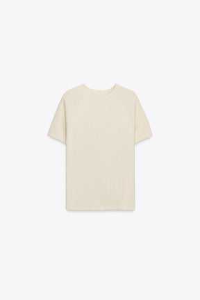 SHORT SLEEVE KNIT JUMPER WITH BOW BACK - Image 6