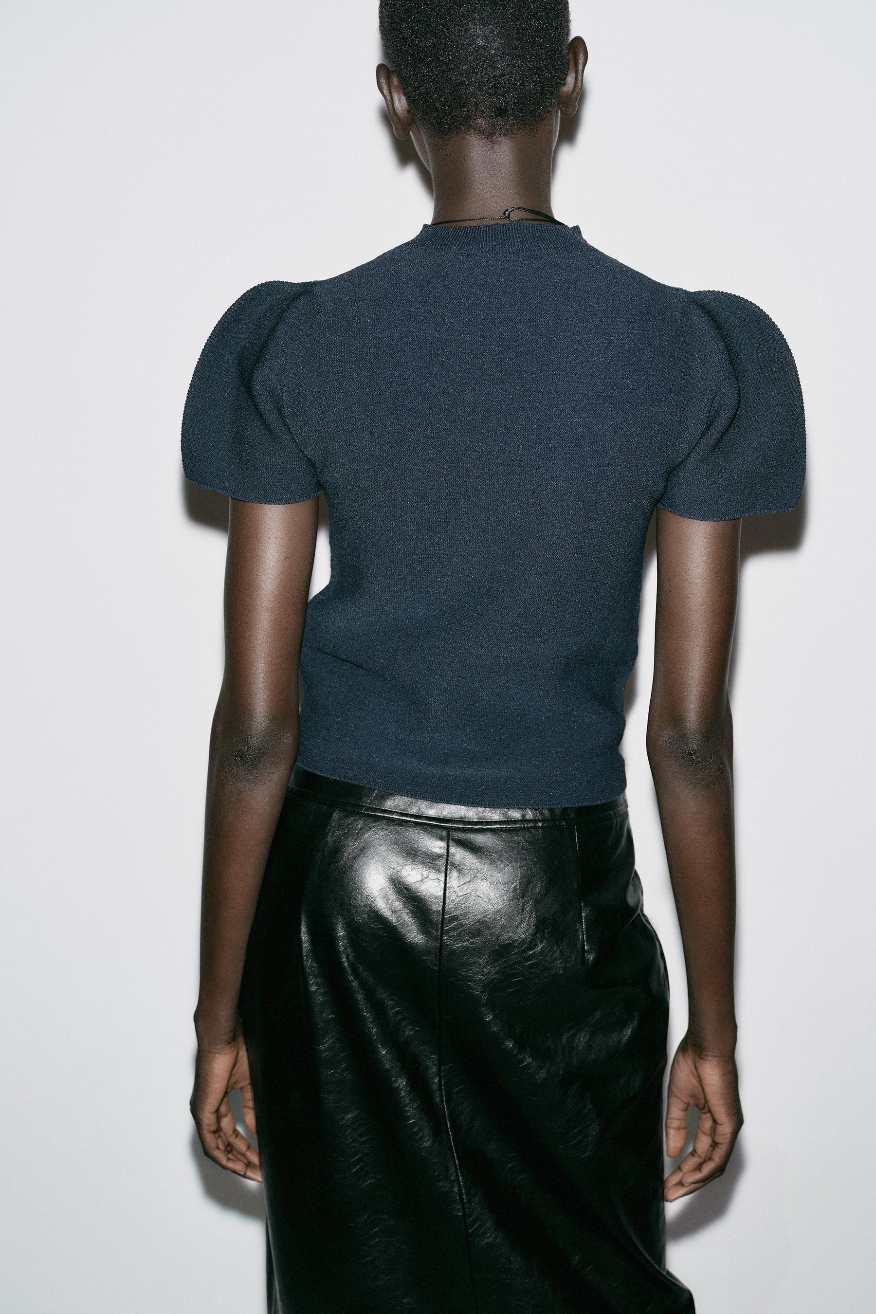 Puff Sleeve Knit Jumper