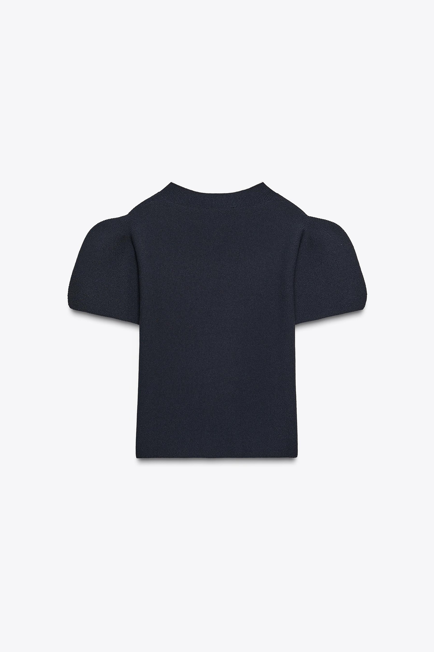 Puff Sleeve Knit Jumper