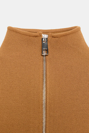 Knit Zip Jumper