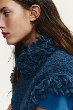 FRINGED KNIT JUMPER VEST - Image 3