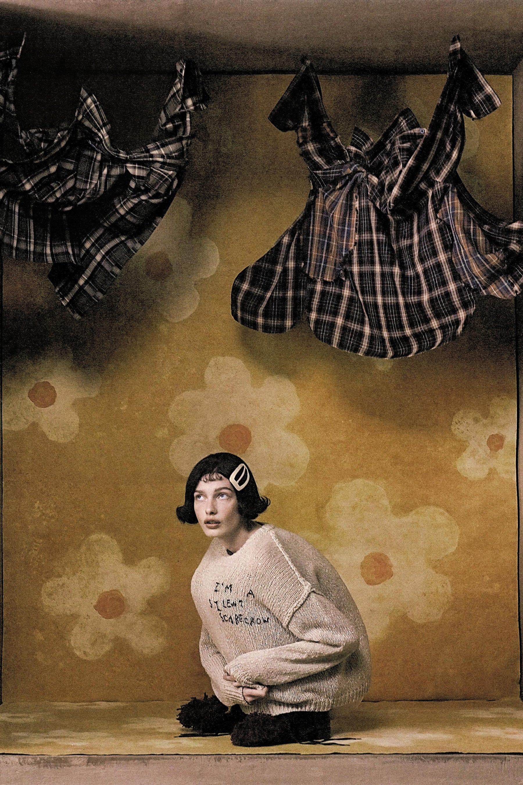 WOOL JUMPER WITH EMBROIDERED TEXT - Image 1