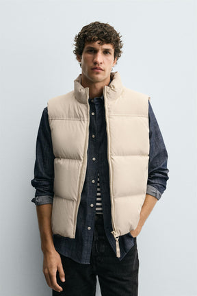 REGULAR FIT PADDED GILET - Image 2