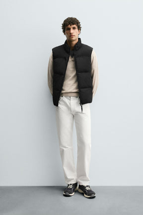 REGULAR FIT PADDED GILET - Image 1