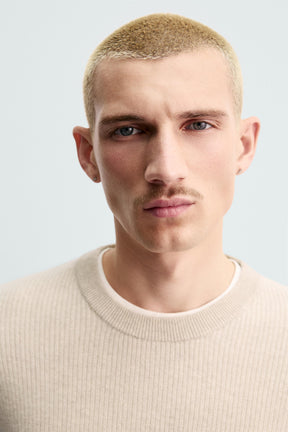 Cashmere Ribbed Pullover