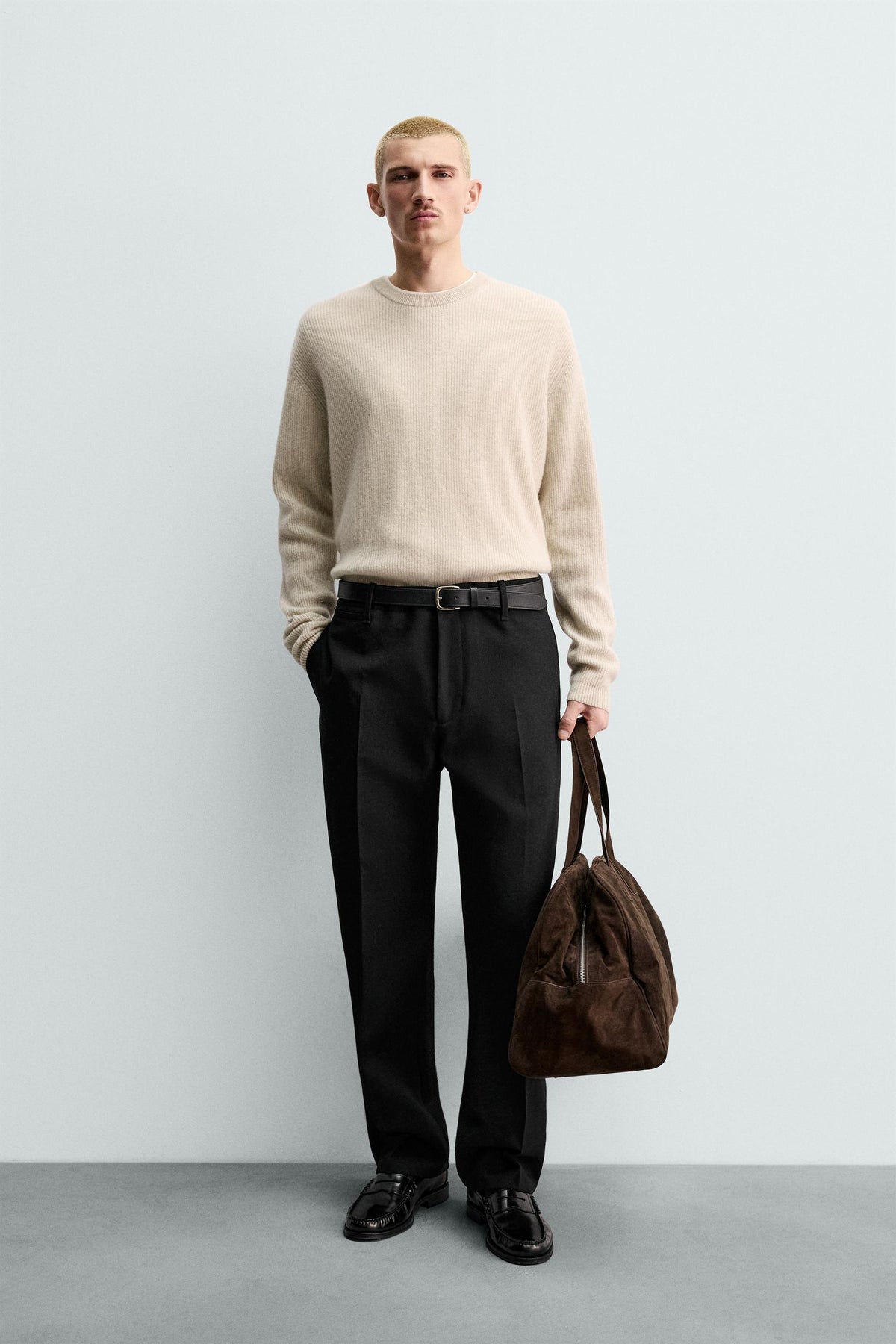 Cashmere Ribbed Pullover