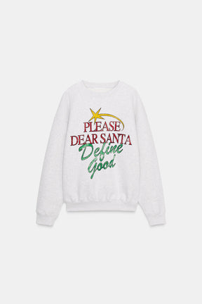 Christmas Slogan Sweatshirt
