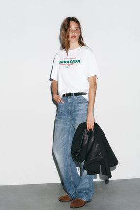 Text-Printed T-Shirt