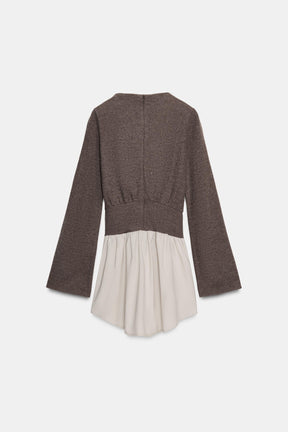 Studded Contrast Fashion Dress