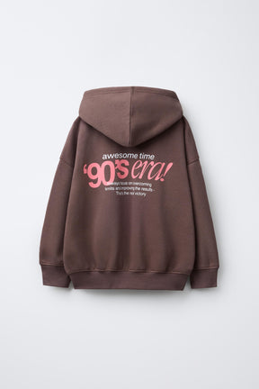 TEXT PRINT HOODIE - Image 2