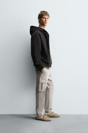 SLIM FIT CARGO TROUSERS - Image 4