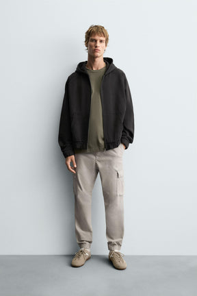 SLIM FIT CARGO TROUSERS - Image 1