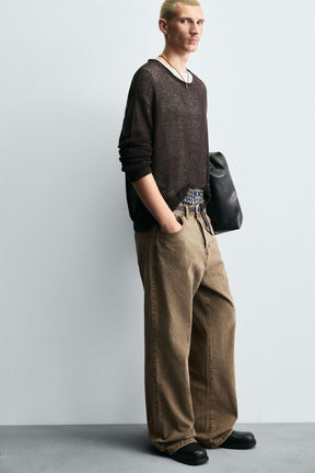 RELAXED FLARE FIT JEANS - Image 6