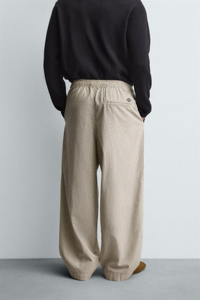 BALLOON FIT PLEATED TROUSERS - Image 3