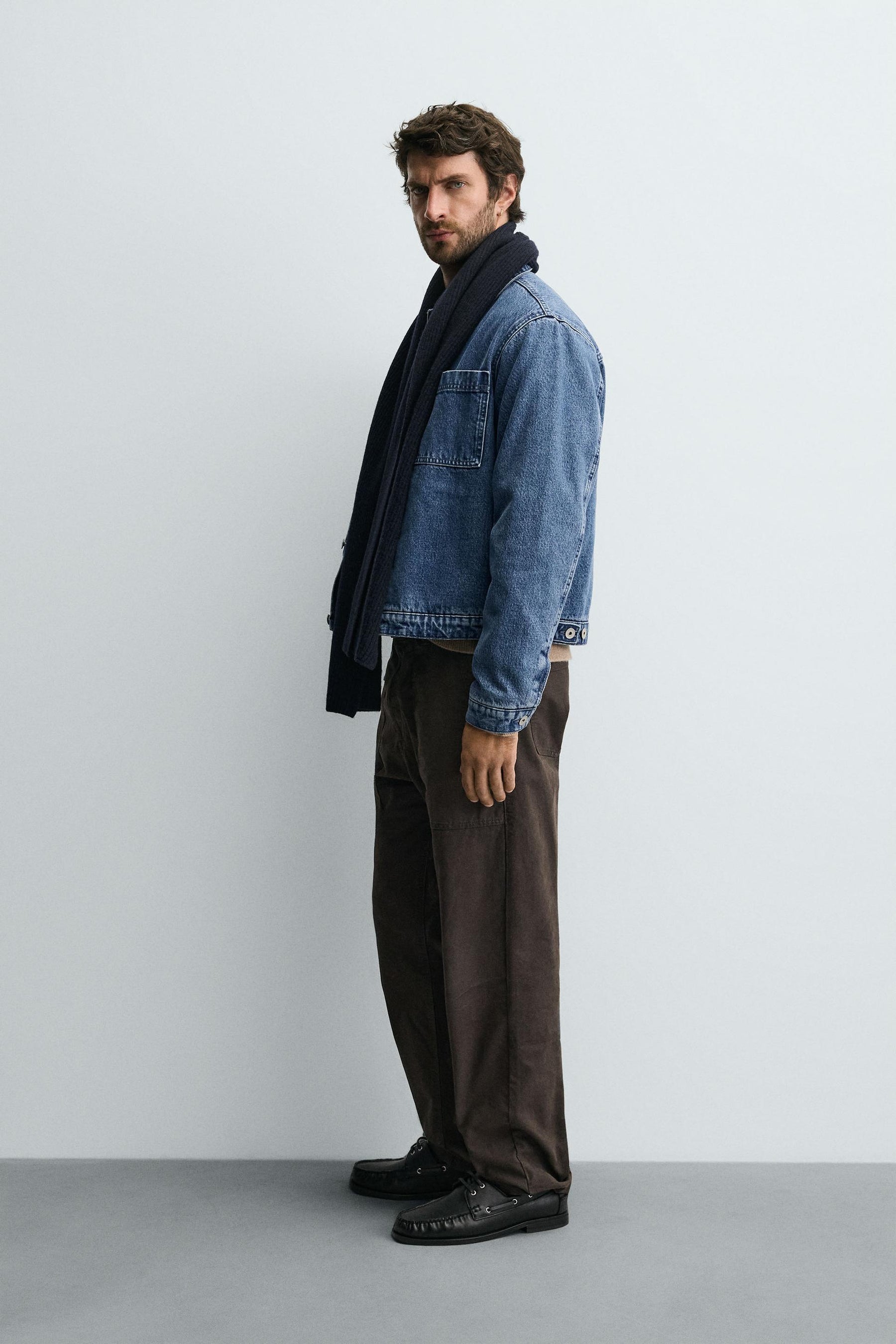 QUILTED DENIM OVERSHIRT - Image 4