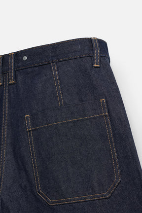 BAGGY FIT DENIM BERMUDA SHORTS WITH STITCHING - Image 8