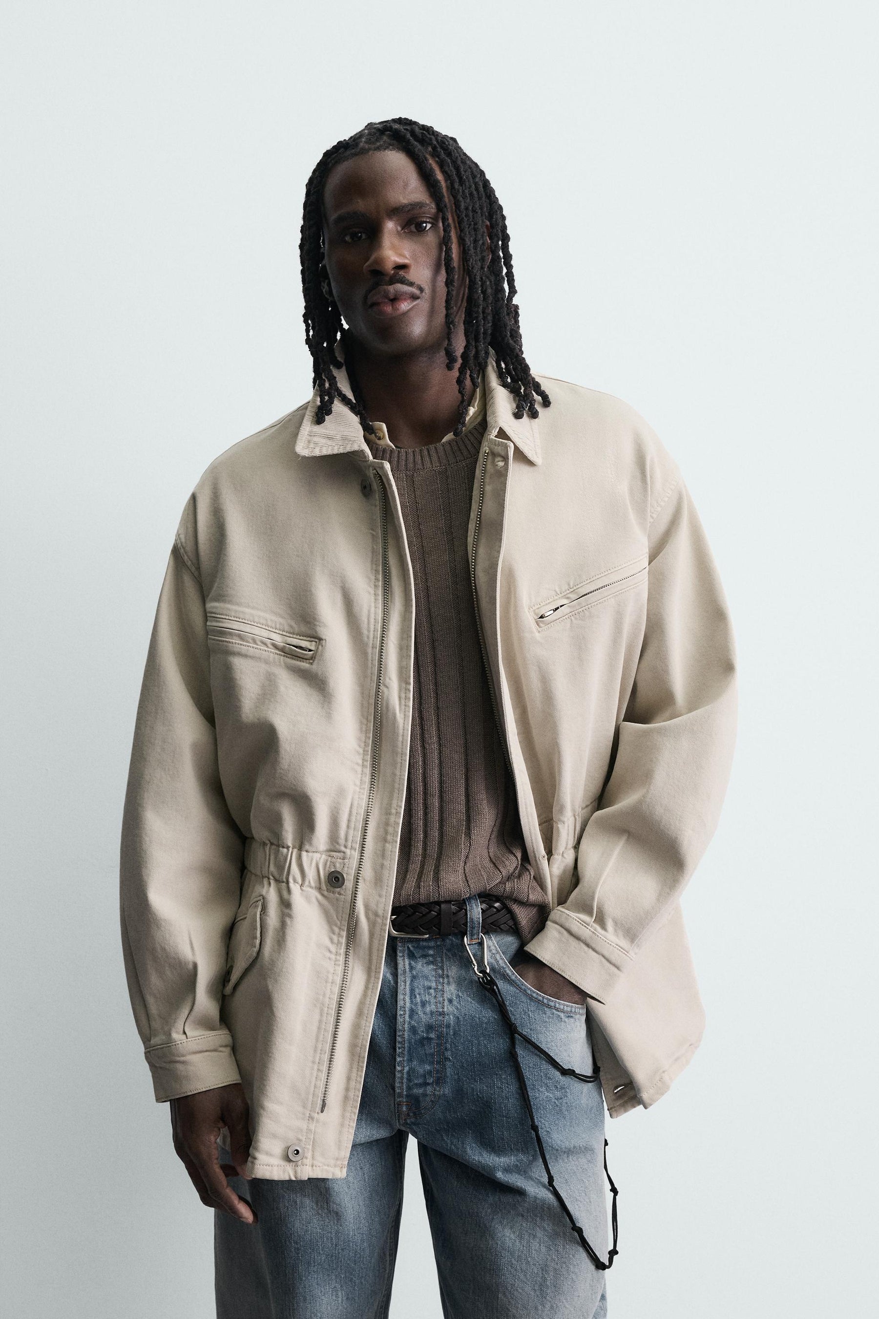 Pocketed Denim Jacket