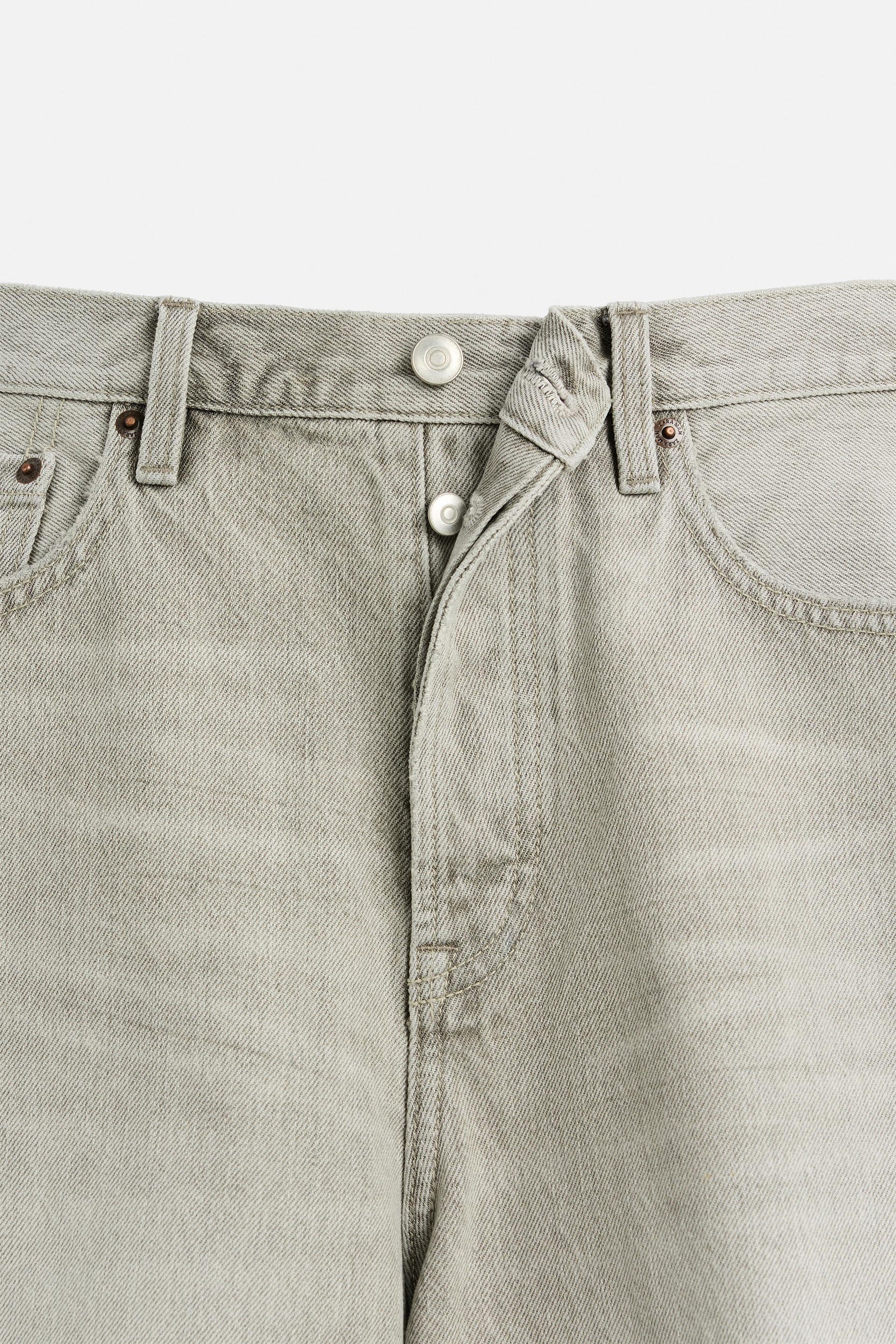 STRAIGHT-LEG DENIM BERMUDA SHORTS - Image 8