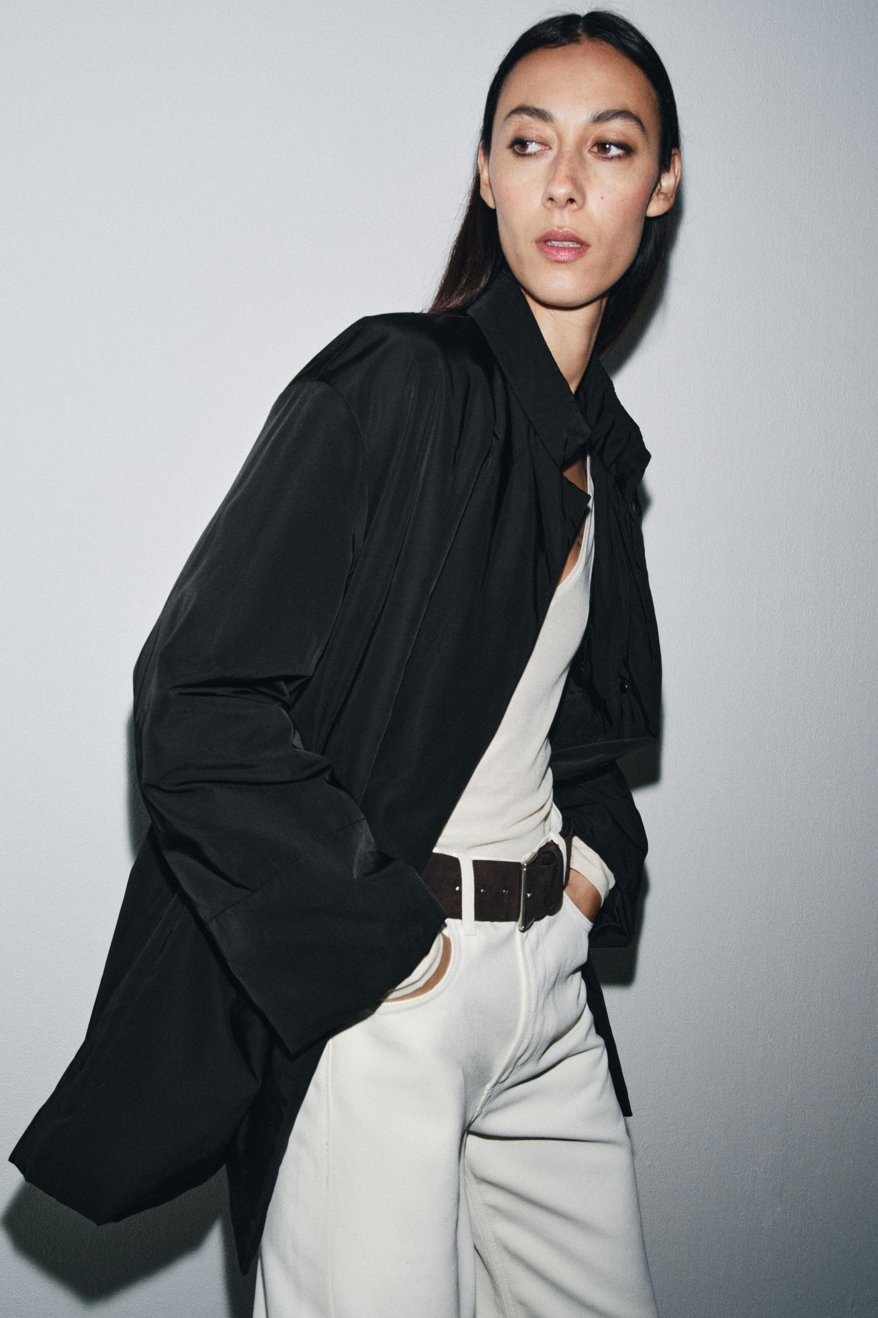 Oversized Nylon Jacket