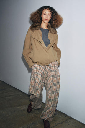 Faux Fur Bomber Jacket