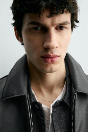 LEATHER EFFECT JACKET - Image 6