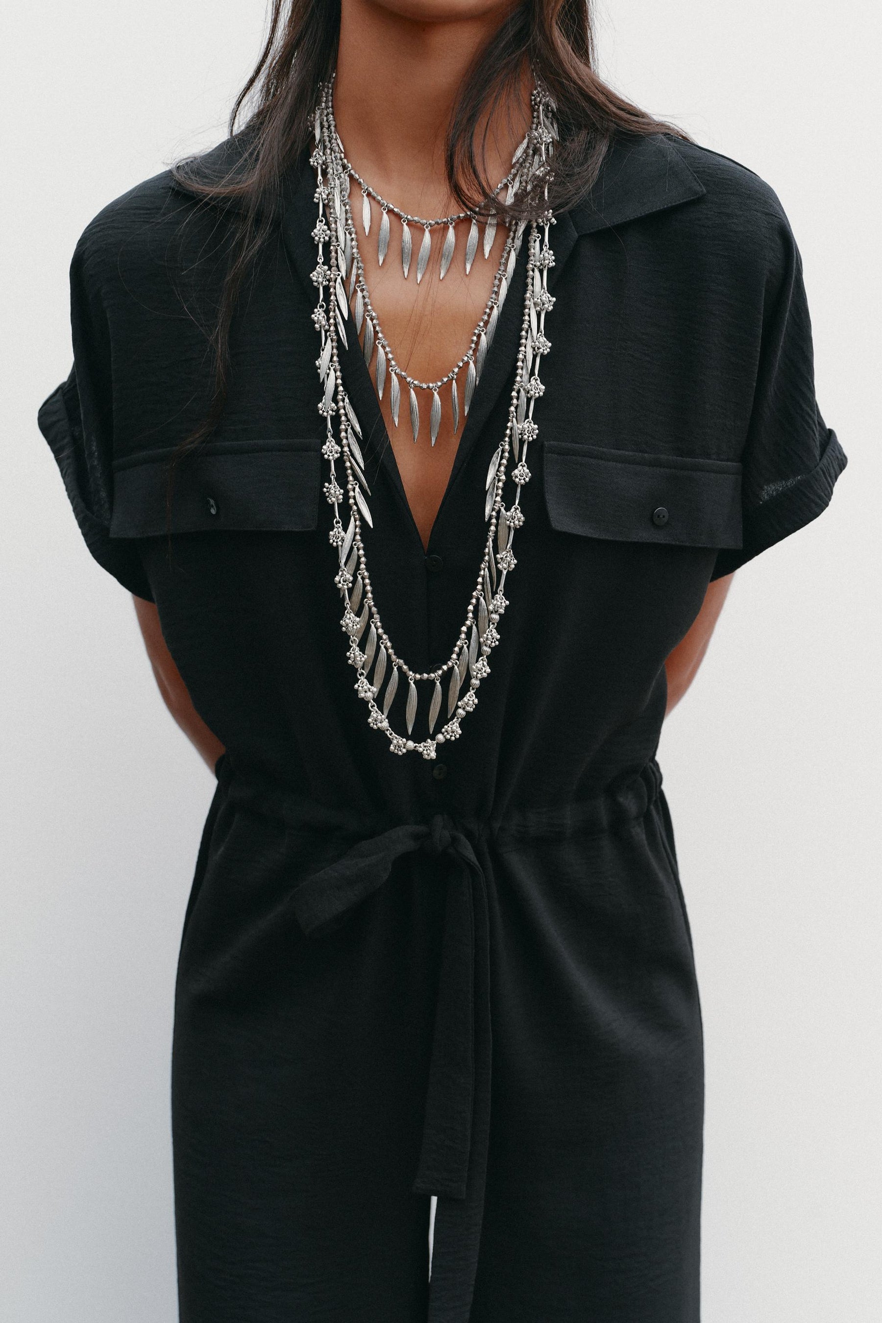 FLOWING JUMPSUIT WITH POCKETS - Image 4