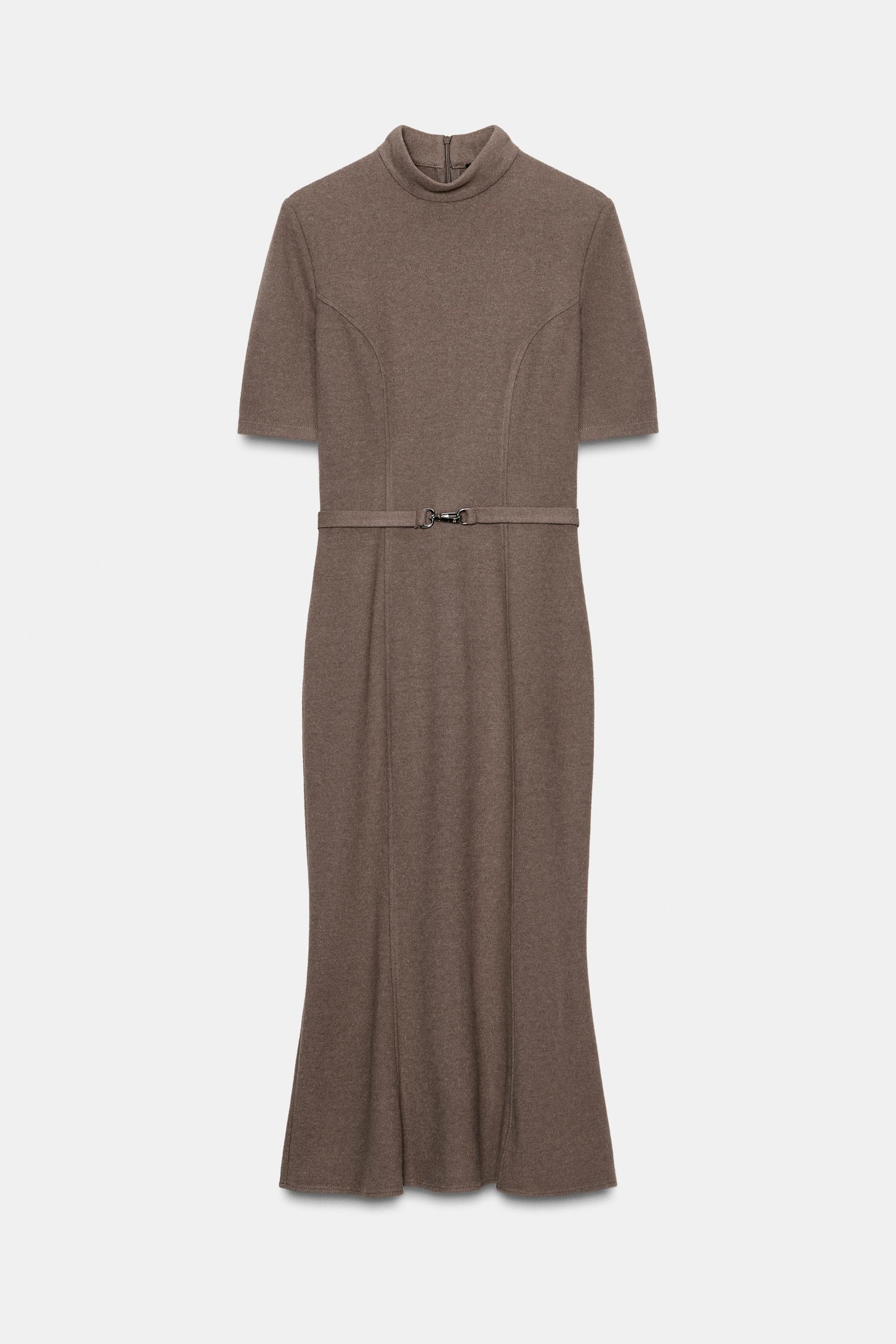 SOFT BELTED DRESS - Image 3