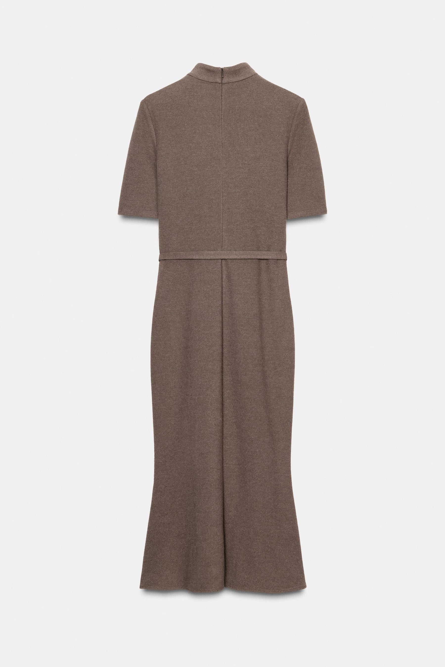 SOFT BELTED DRESS - Image 4