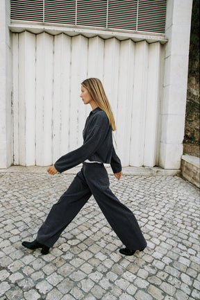 SOFT TWILL TROUSERS