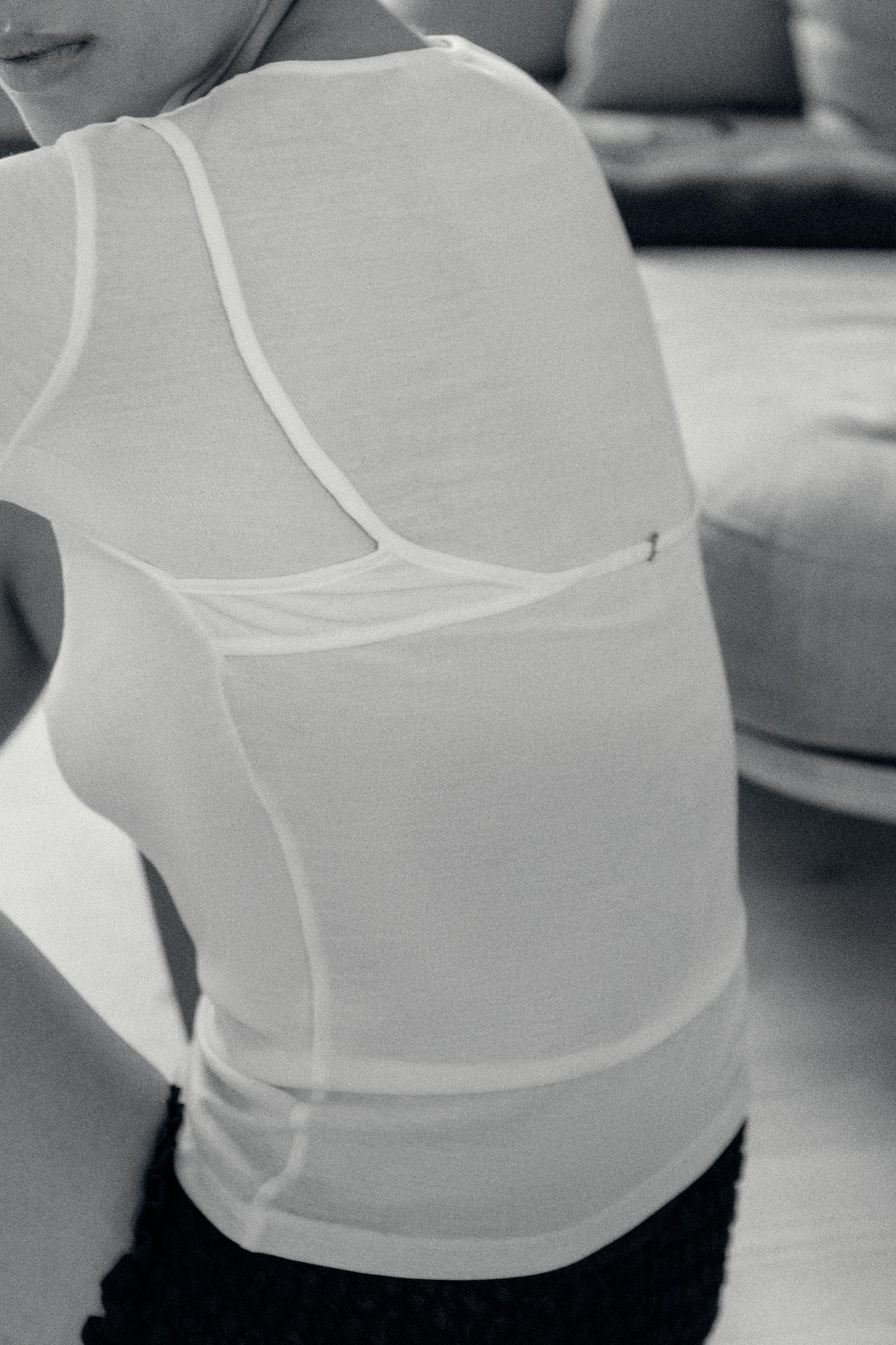 Lyocell T-Shirt with Back