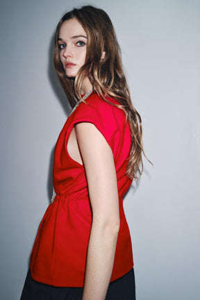 SOFT DRAWSTRING WAISTCOAT - Image 5