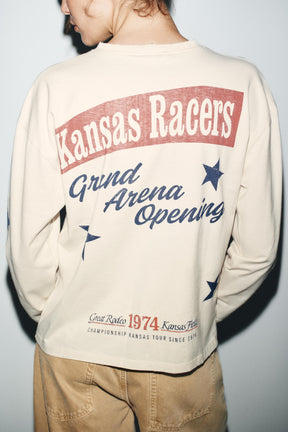 PRINTED COTTON T-SHIRT