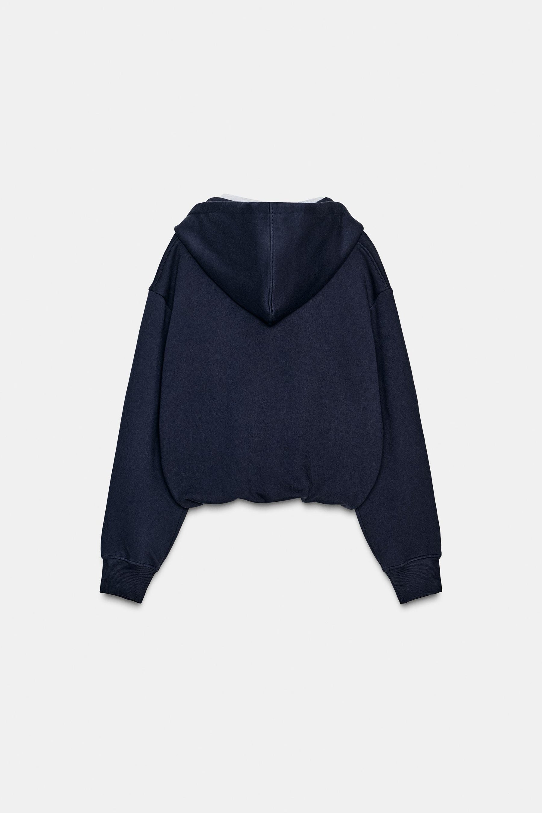 Contrast Varsity Hoodie