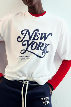 Short Sleeve Slogan Tee