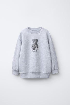 SWEATSHIRT WITH BEAR PRINT - Image 3