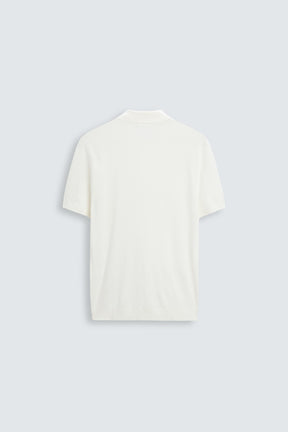 VISCOSE BLEND KNITTED POLO SHIRT - Image 8