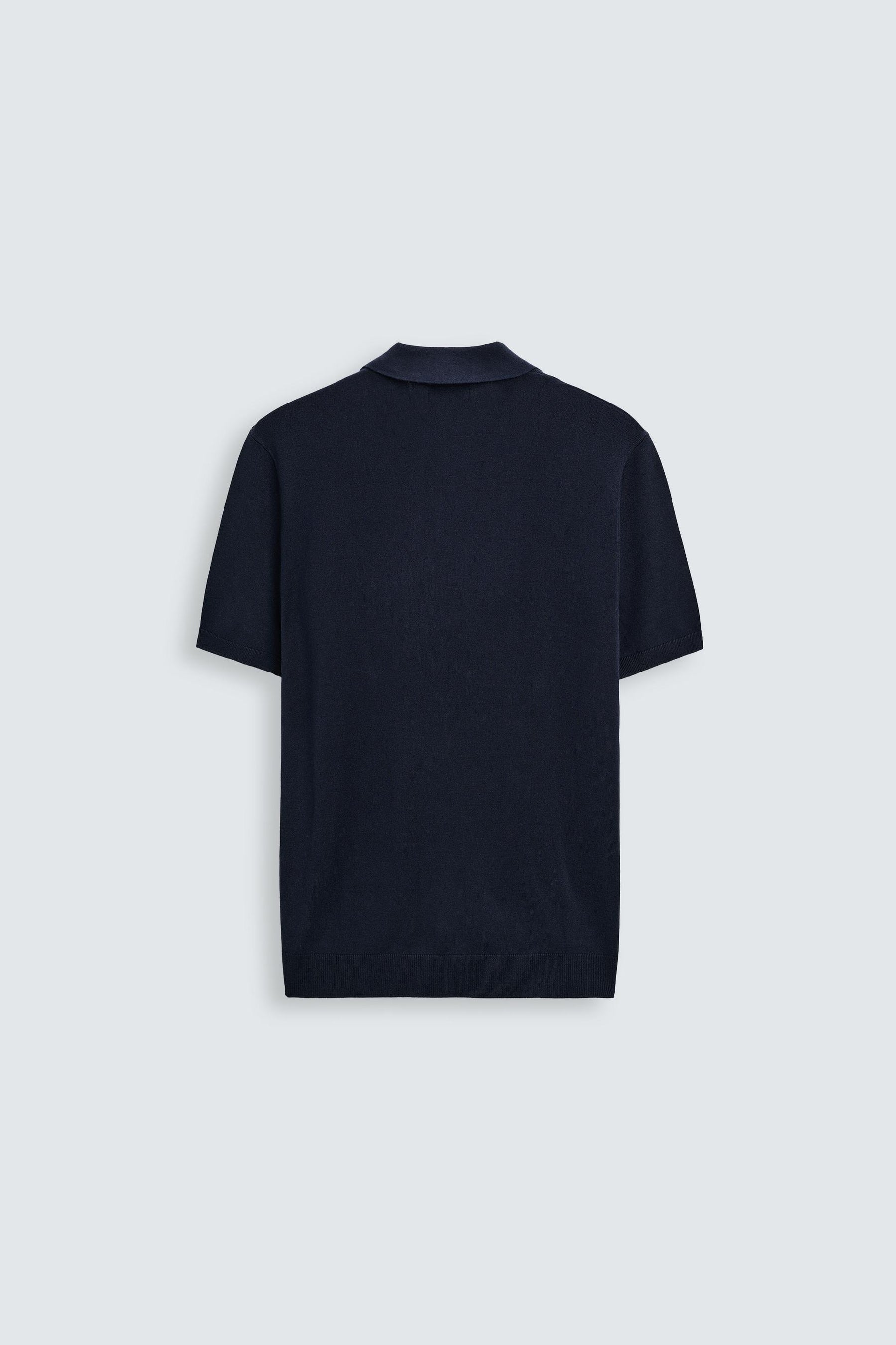VISCOSE BLEND KNITTED POLO SHIRT - Image 7