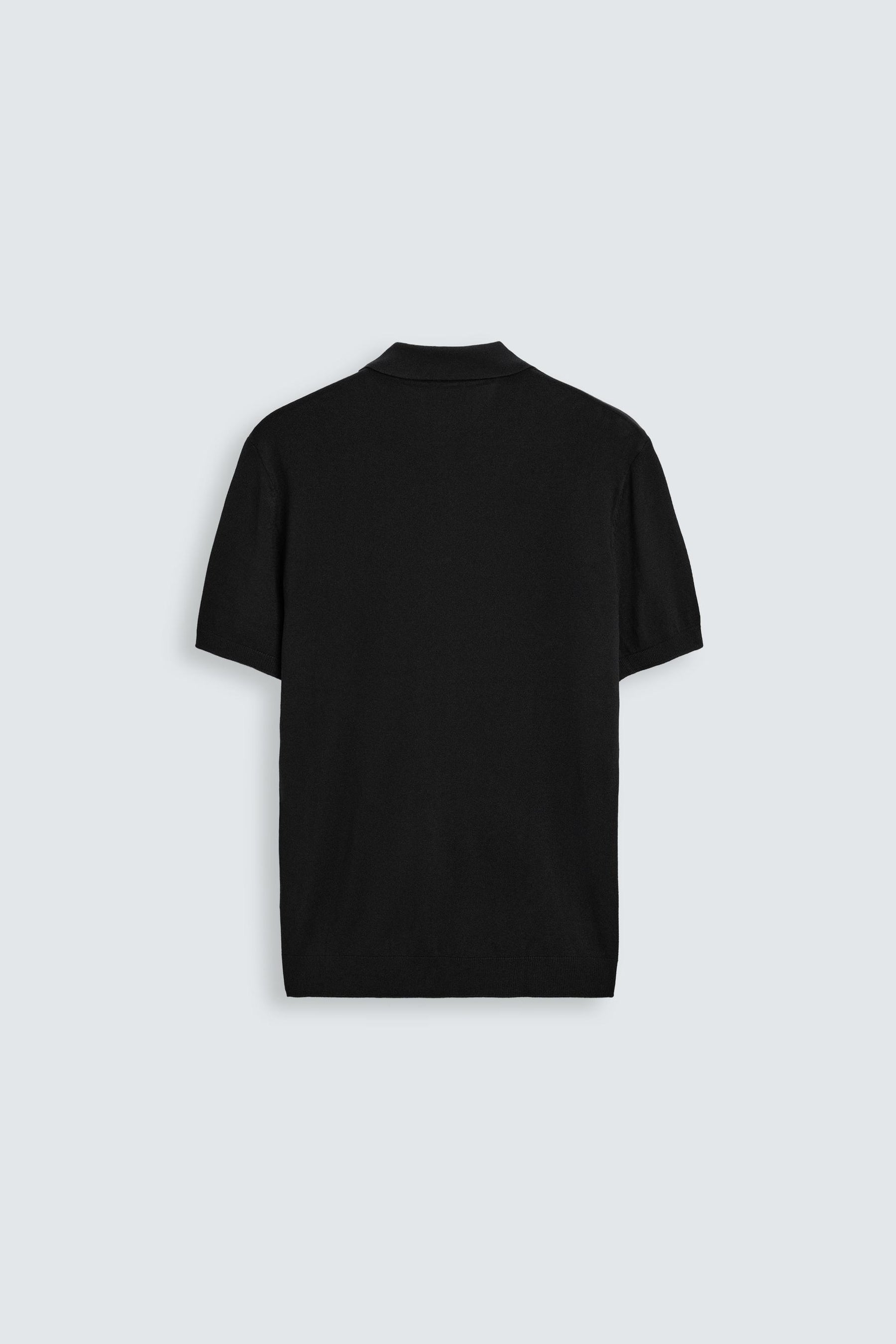 VISCOSE BLEND KNITTED POLO SHIRT - Image 7