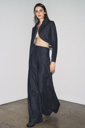 ZW COLLECTION DENIM BOLERO JACKET - Image 4