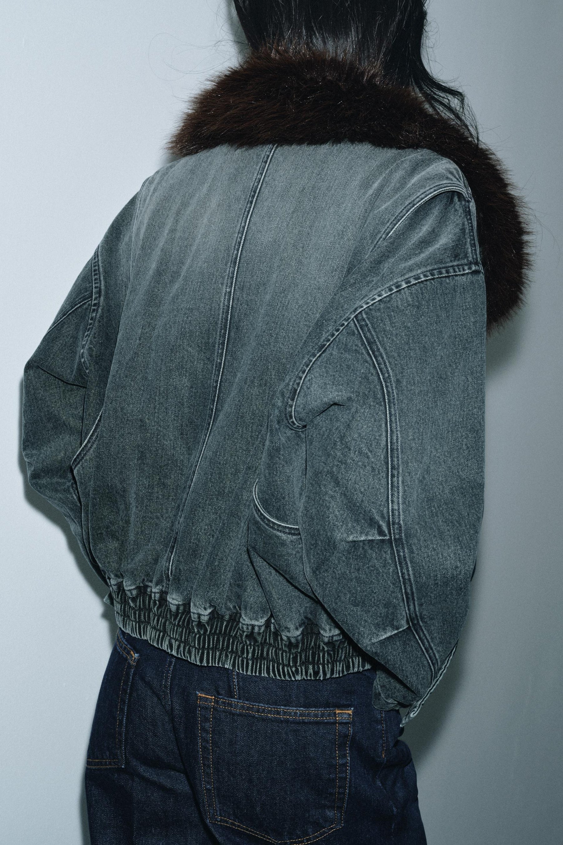 Denim Bomber Jacket