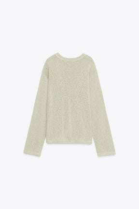 CUT-OUT KNIT SWEATER - Image 7